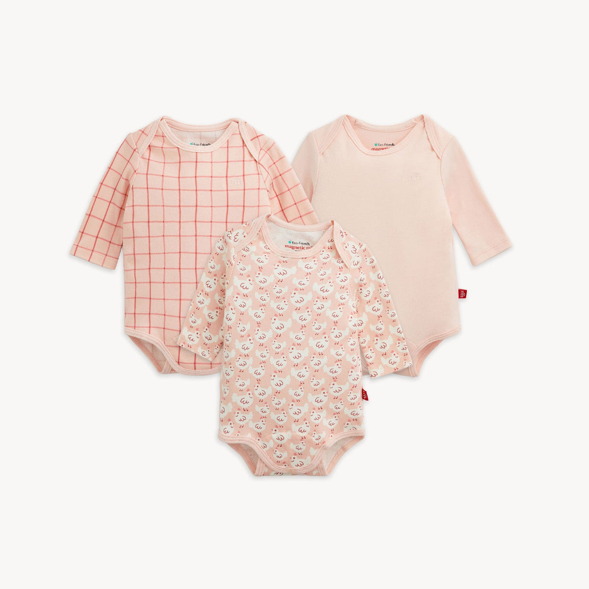 Magnetic Me Magnetic 3-Pack Bodysuit