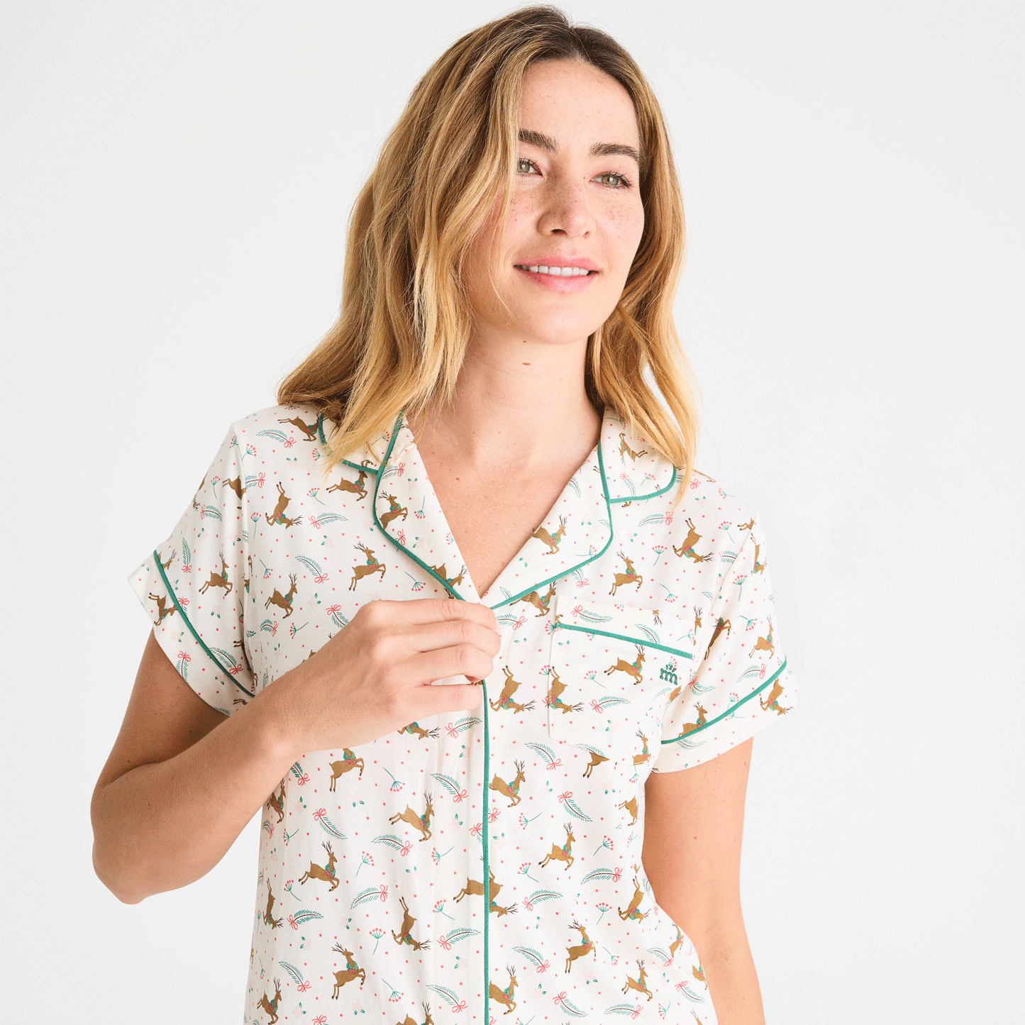 Magnetic Me Women's Magnetic Classic with a Twist PJ Set