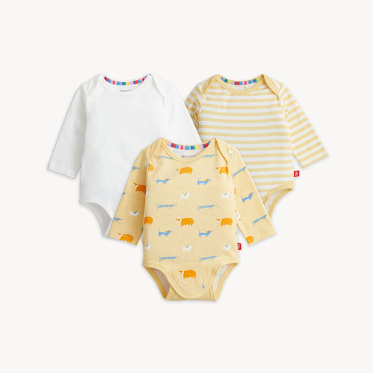 Magnetic Me Magnetic 3-Pack Bodysuit