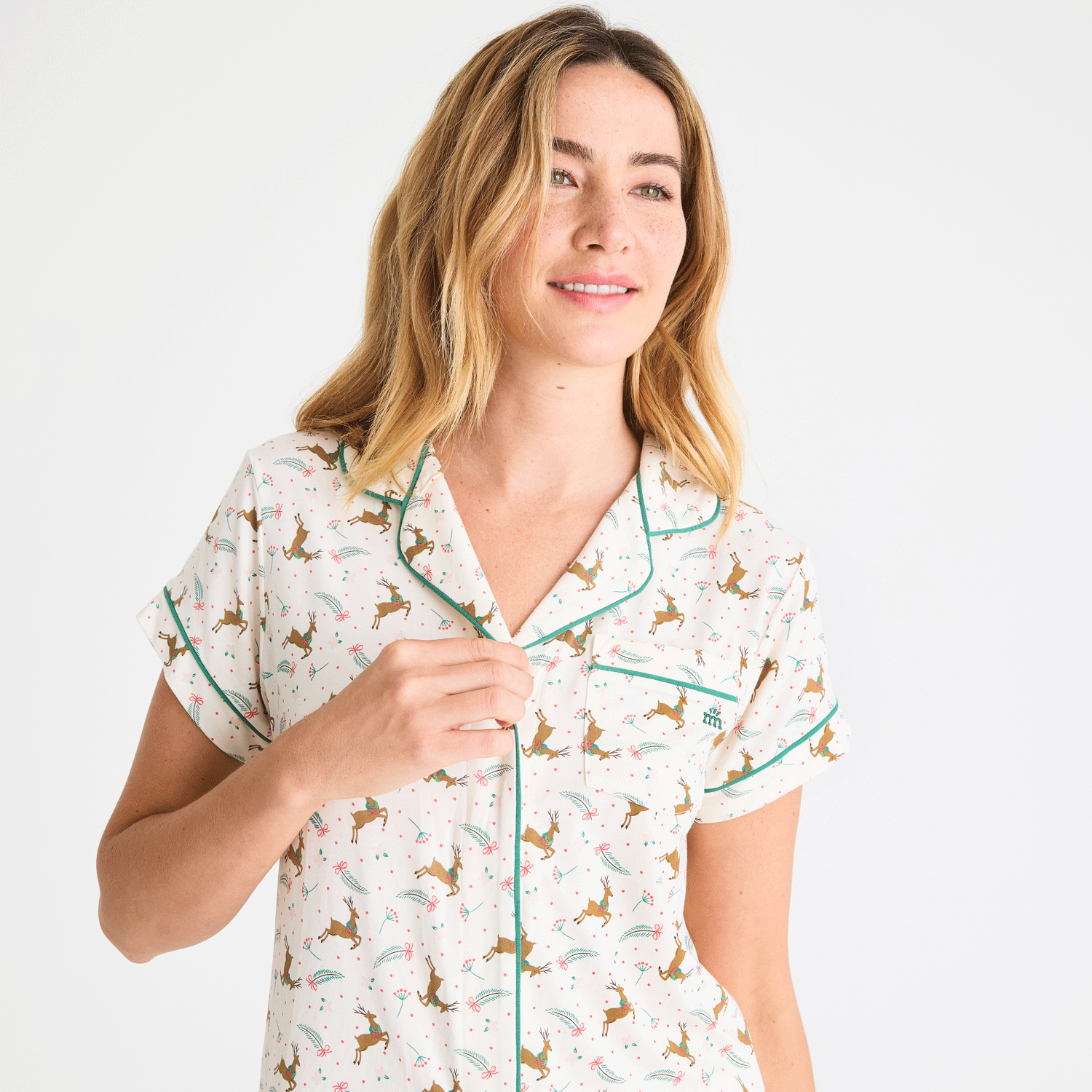 Magnetic Me Women's Magnetic Classic with a Twist PJ Set