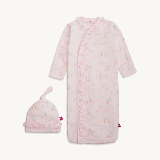 Magnetic Me Magnetic Gown & Hat Set with Ruffle